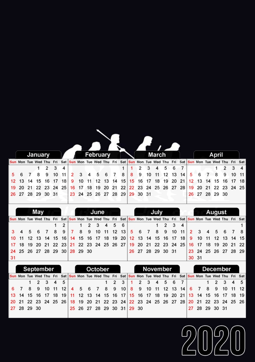  Geek Evolution para A3 Photo Calendar 30x43cm