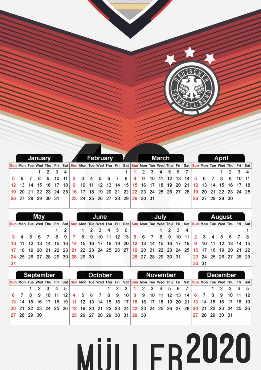  Germany para A3 Photo Calendar 30x43cm