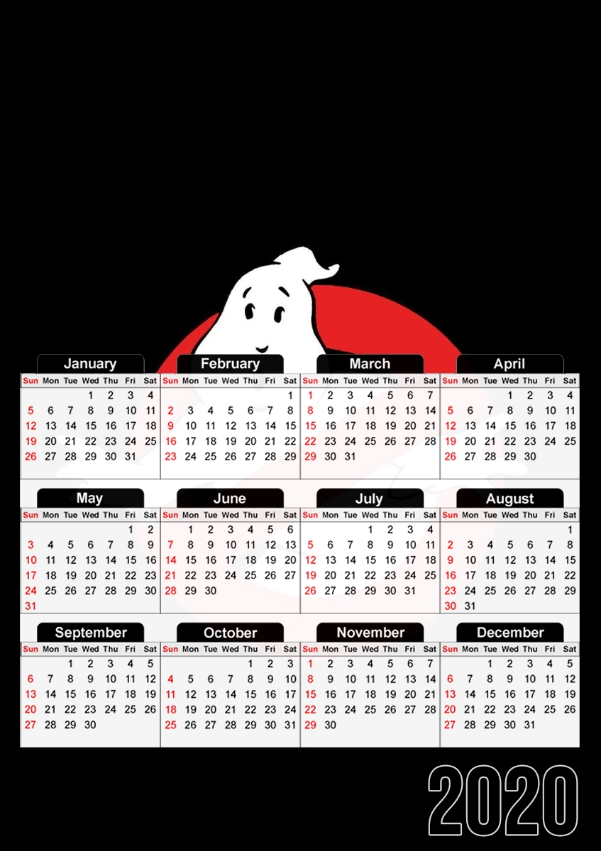  Ghostbuster para A3 Photo Calendar 30x43cm