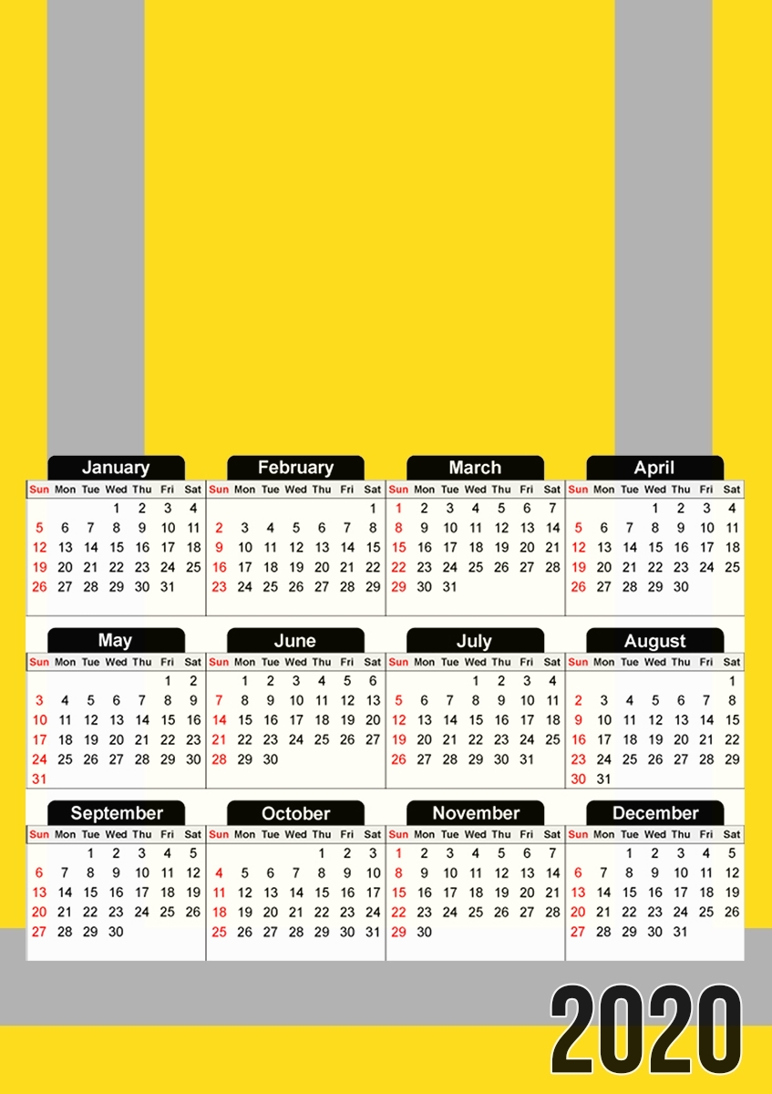  Gilet Jaune para A3 Photo Calendar 30x43cm