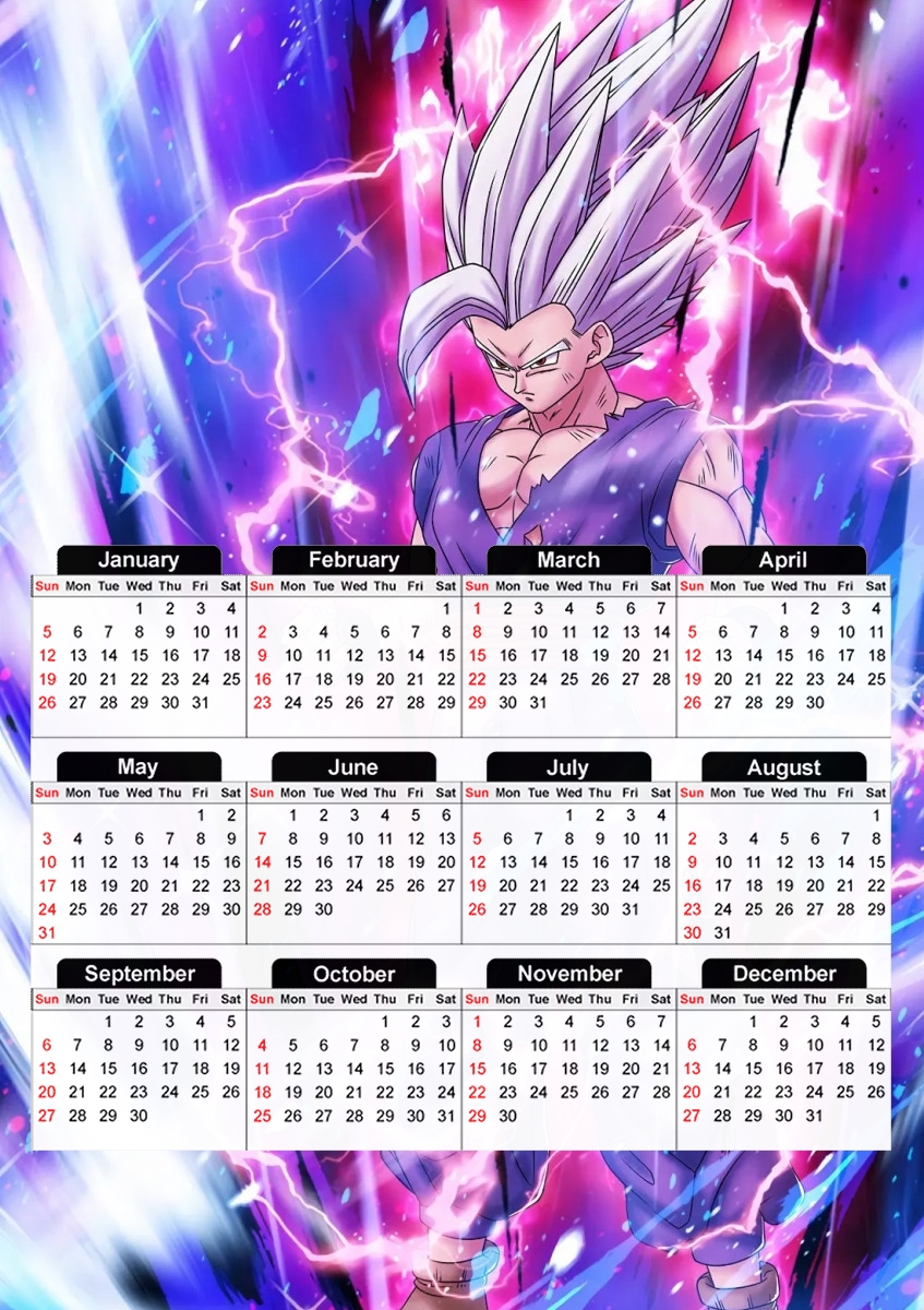  Gohan beast para A3 Photo Calendar 30x43cm