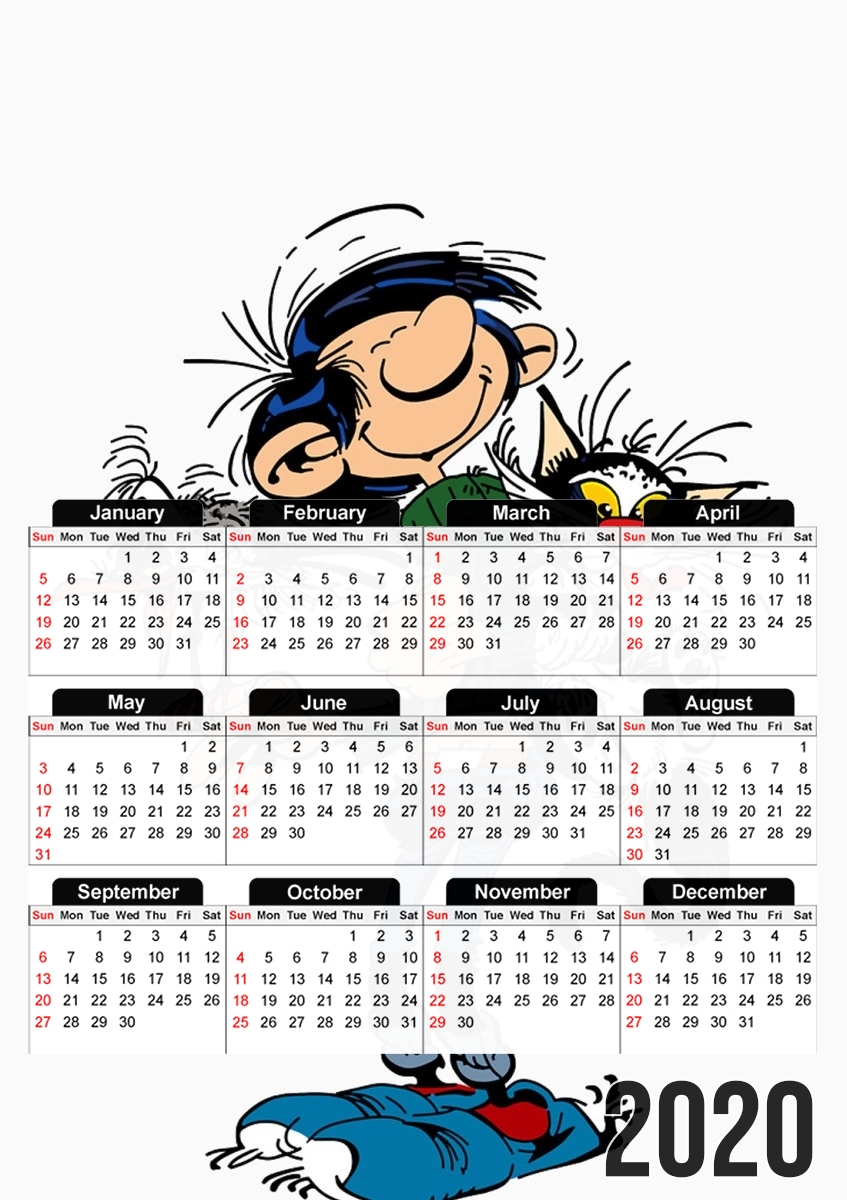  Gomer Goof para A3 Photo Calendar 30x43cm