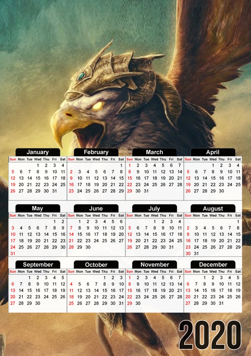  Griffin Fantasy para A3 Photo Calendar 30x43cm