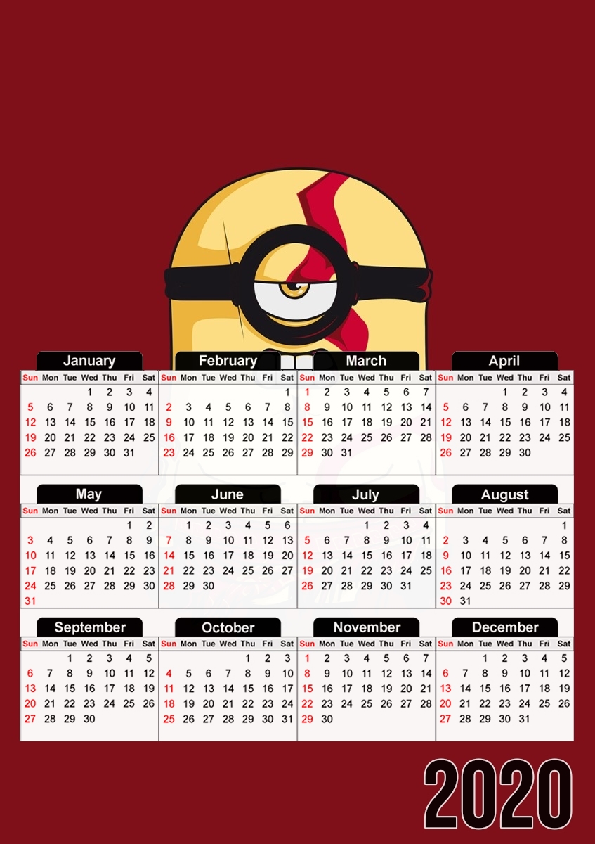  Gru of War para A3 Photo Calendar 30x43cm