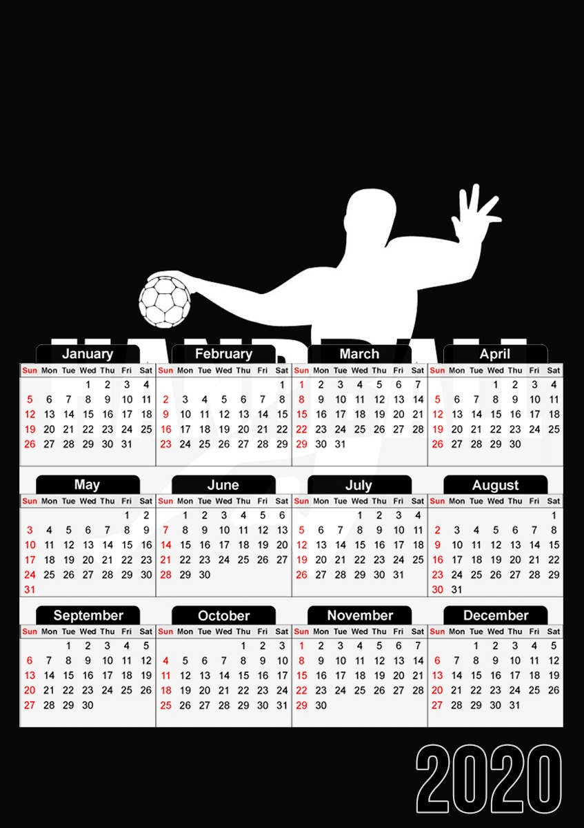  Handball Live para A3 Photo Calendar 30x43cm