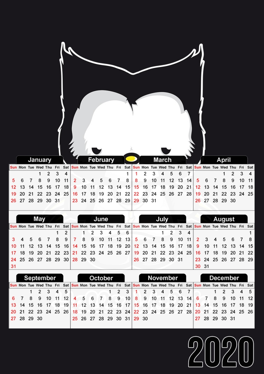  Hello Wolvie para A3 Photo Calendar 30x43cm