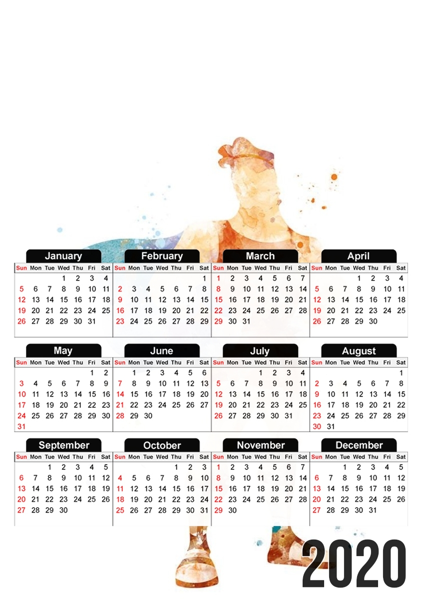  Hercules WaterArt para A3 Photo Calendar 30x43cm