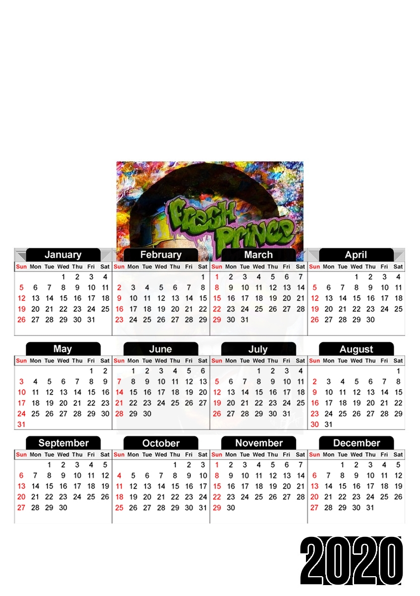  Hidden Face Will para A3 Photo Calendar 30x43cm