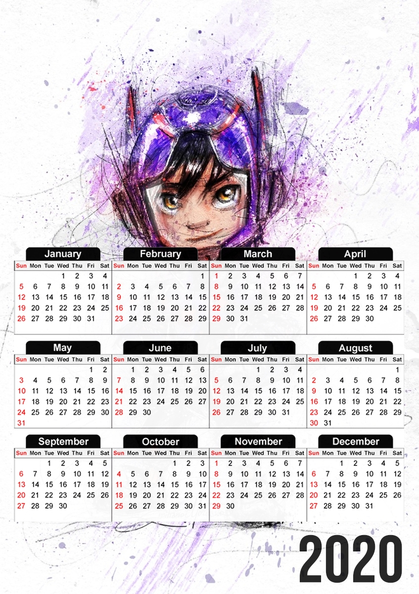  Hiro para A3 Photo Calendar 30x43cm