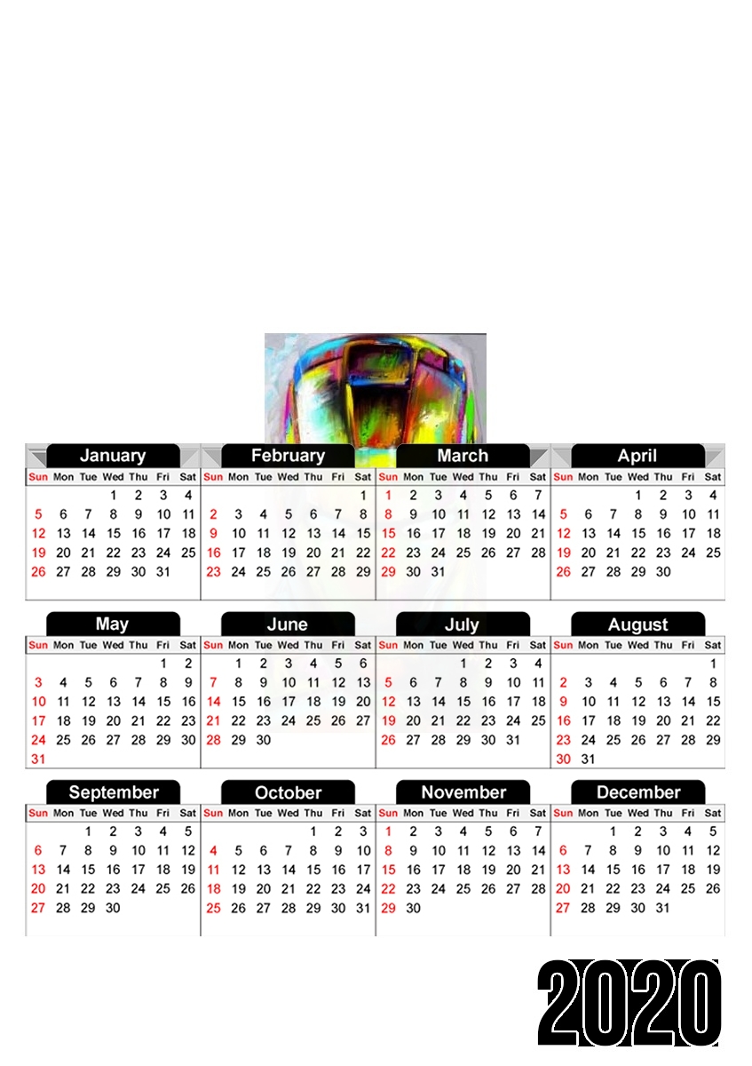  I am The Iron Man para A3 Photo Calendar 30x43cm