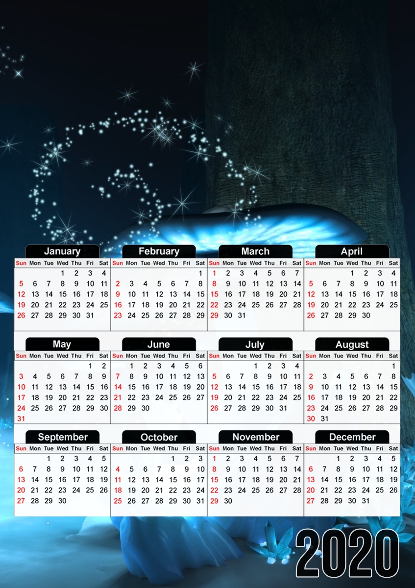  Ice Fairytale World para A3 Photo Calendar 30x43cm