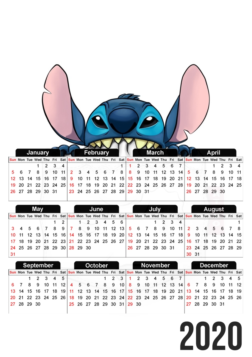  Importable stitch para A3 Photo Calendar 30x43cm