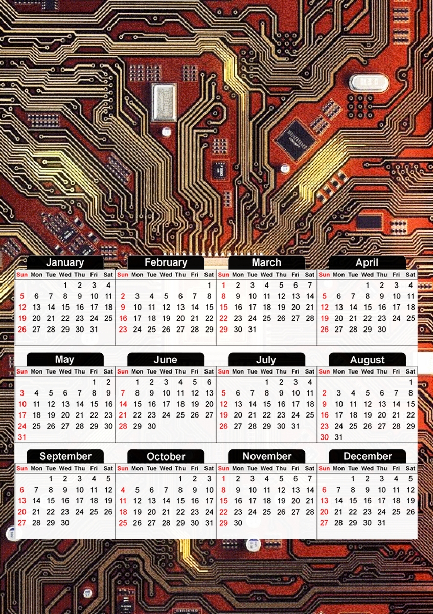  Inside my device V3 para A3 Photo Calendar 30x43cm