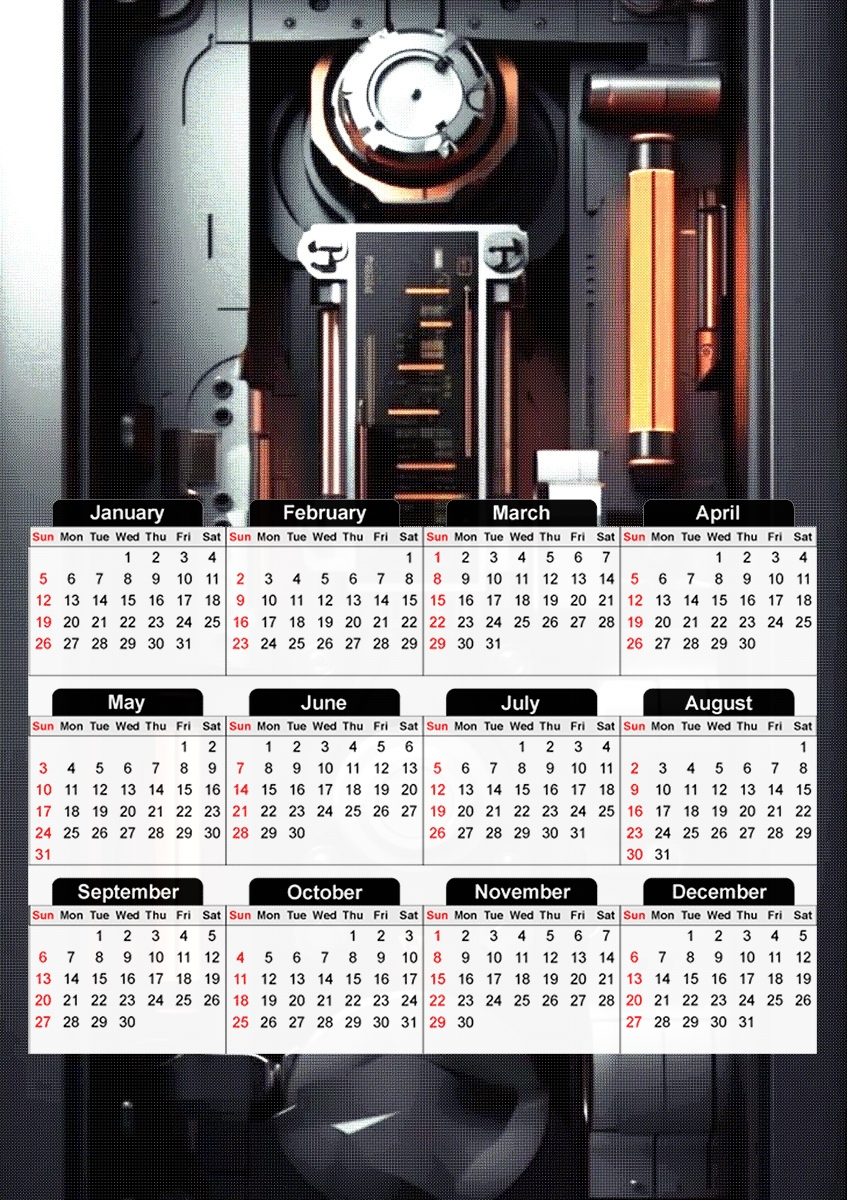  Inside my device V4 para A3 Photo Calendar 30x43cm