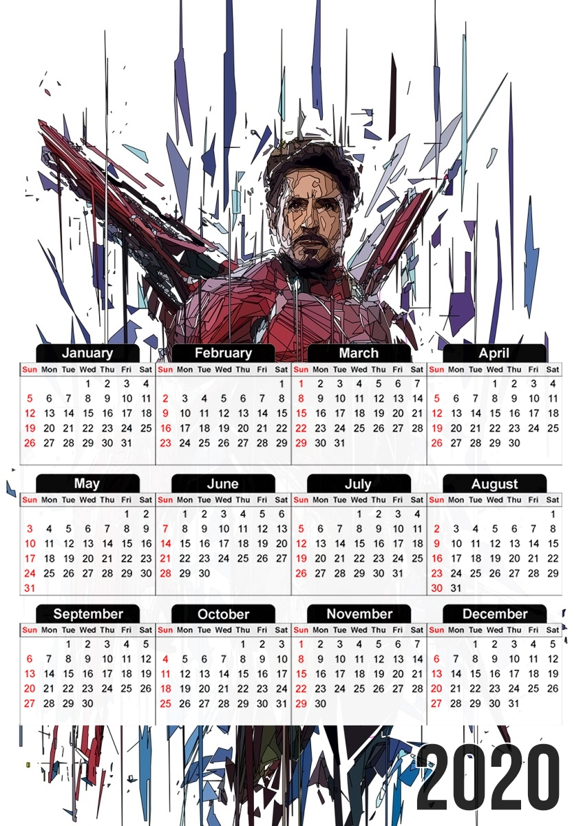  Iron poly para A3 Photo Calendar 30x43cm