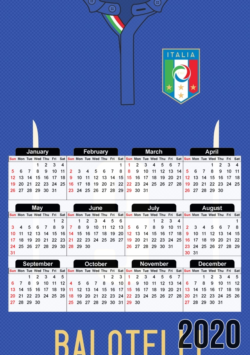  Italy para A3 Photo Calendar 30x43cm