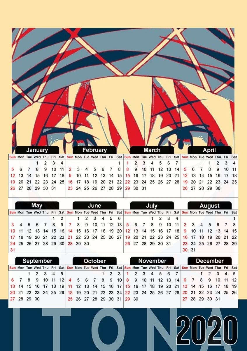  Itona Propaganda Classroom para A3 Photo Calendar 30x43cm