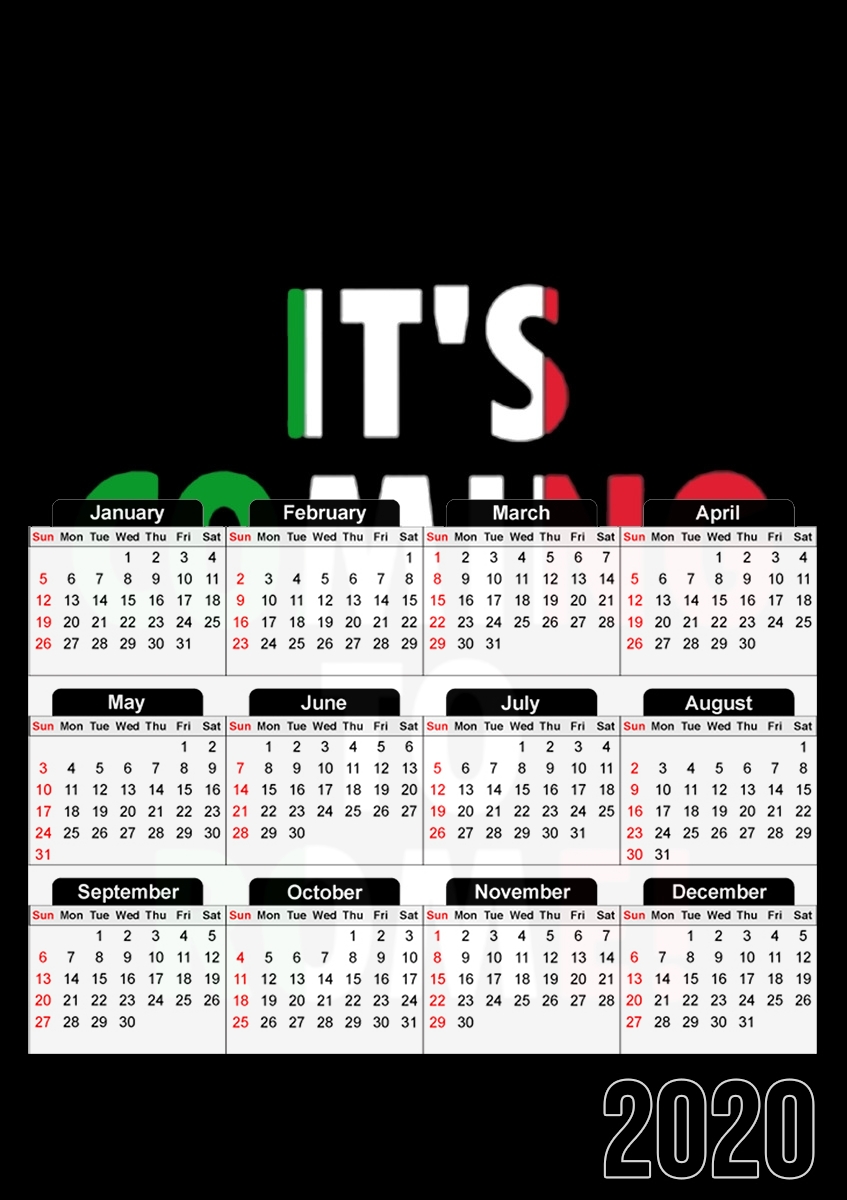  Its coming to Rome para A3 Photo Calendar 30x43cm