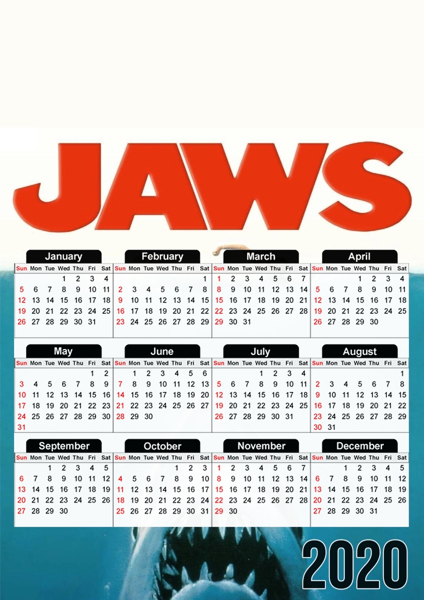  Jaws para A3 Photo Calendar 30x43cm