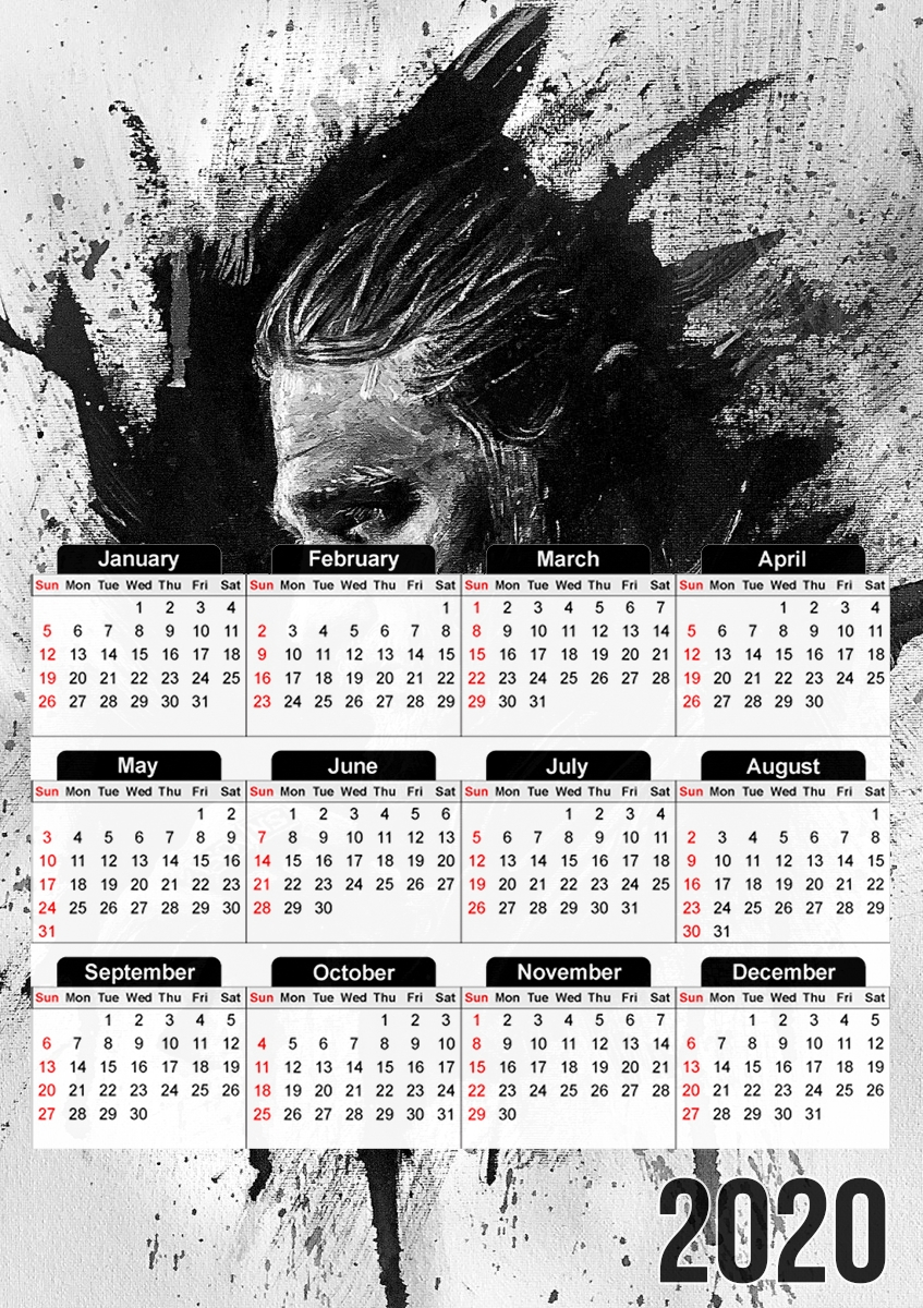  Jax Teller para A3 Photo Calendar 30x43cm