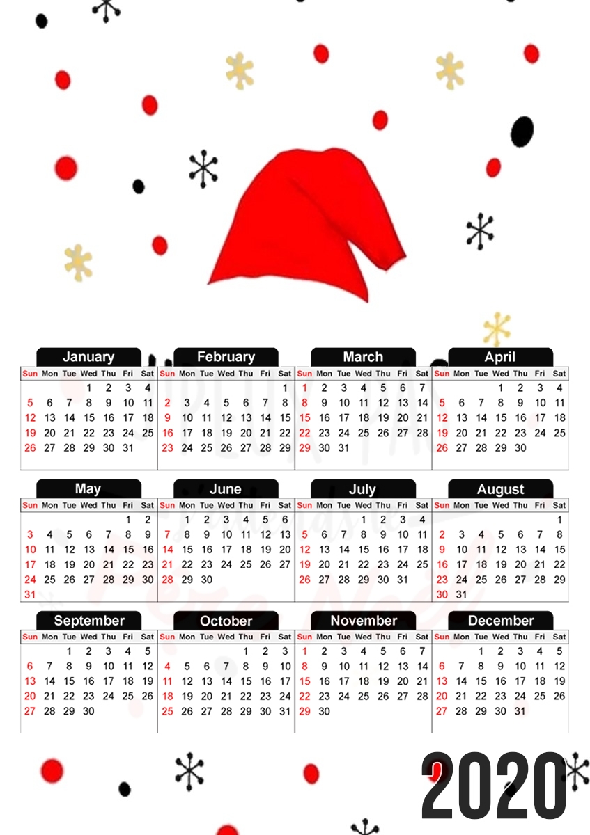  Je peux pas jattends le pere noel para A3 Photo Calendar 30x43cm