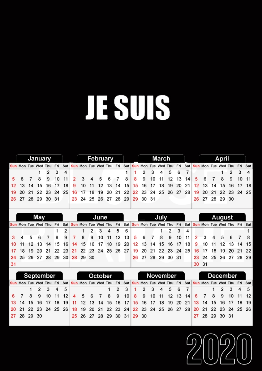  Je suis une blouse blanche para A3 Photo Calendar 30x43cm