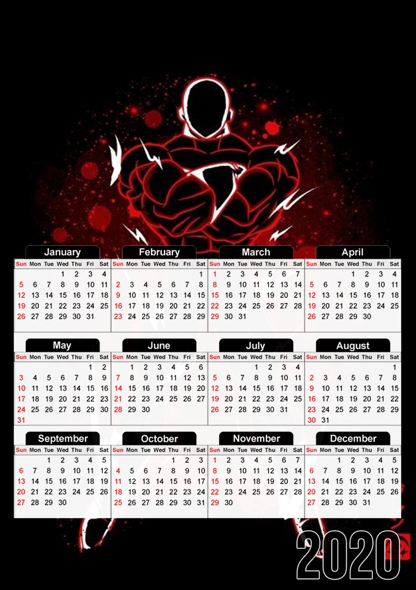  Jiren Art para A3 Photo Calendar 30x43cm