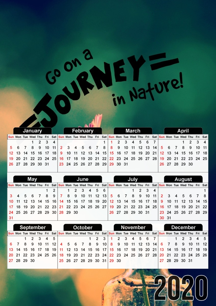  Journey para A3 Photo Calendar 30x43cm