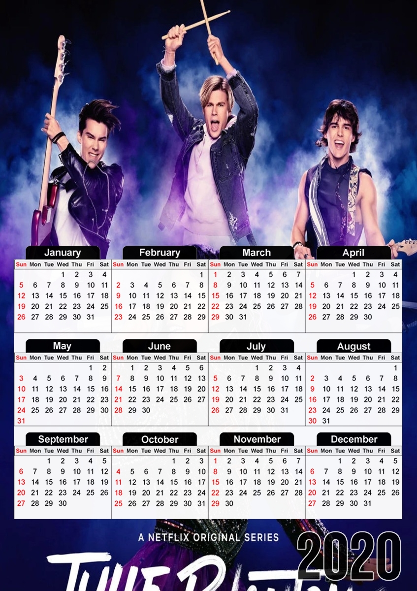  Julie and the phantoms para A3 Photo Calendar 30x43cm