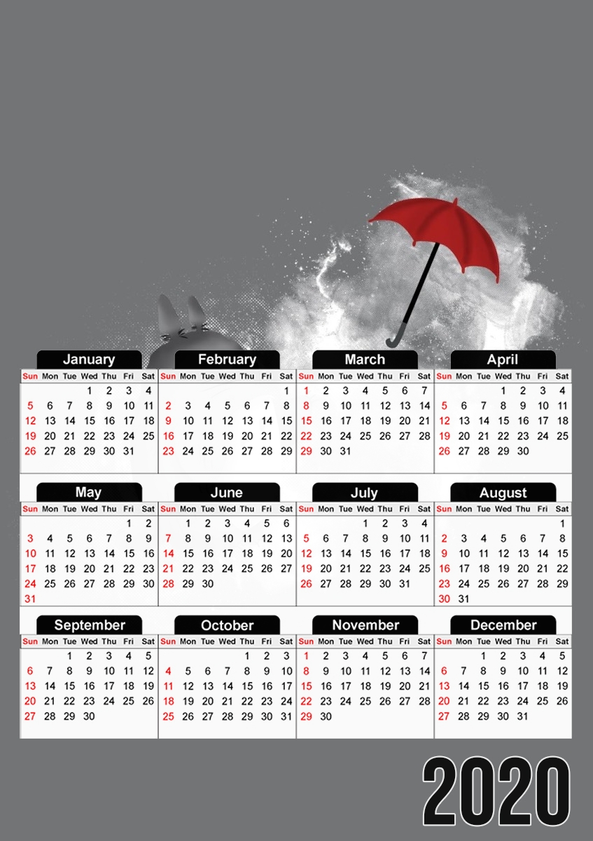  Keep the Umbrella para A3 Photo Calendar 30x43cm