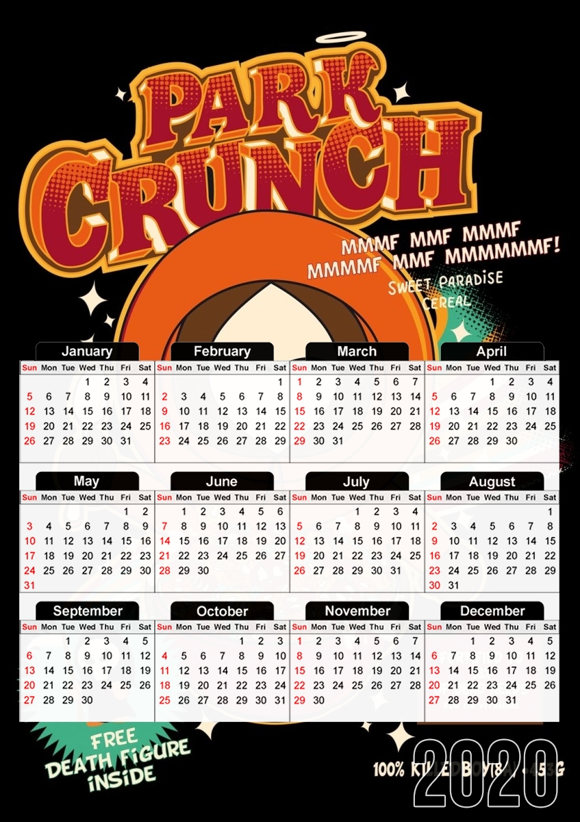  Kenny crunch para A3 Photo Calendar 30x43cm