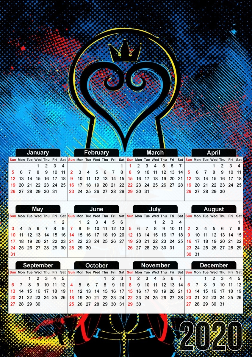  Kingdom Art para A3 Photo Calendar 30x43cm