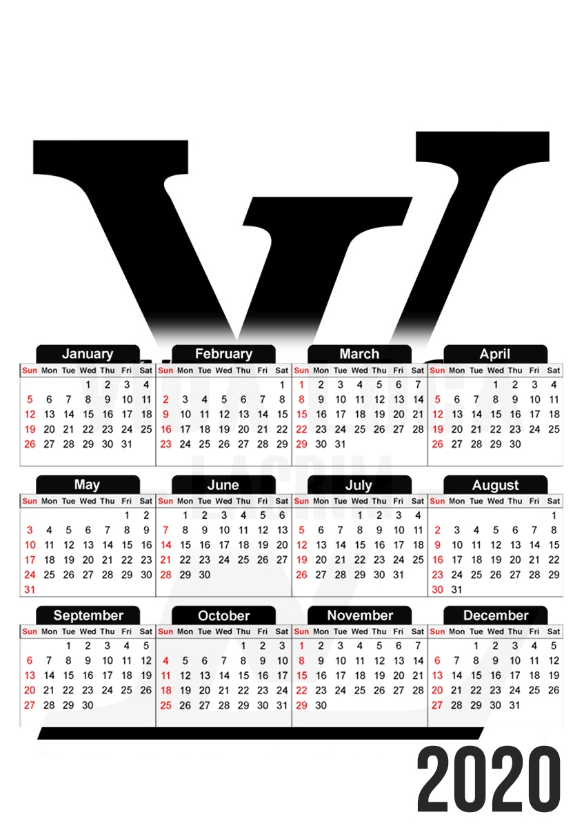  LaCrim Vida Loca Elegance para A3 Photo Calendar 30x43cm