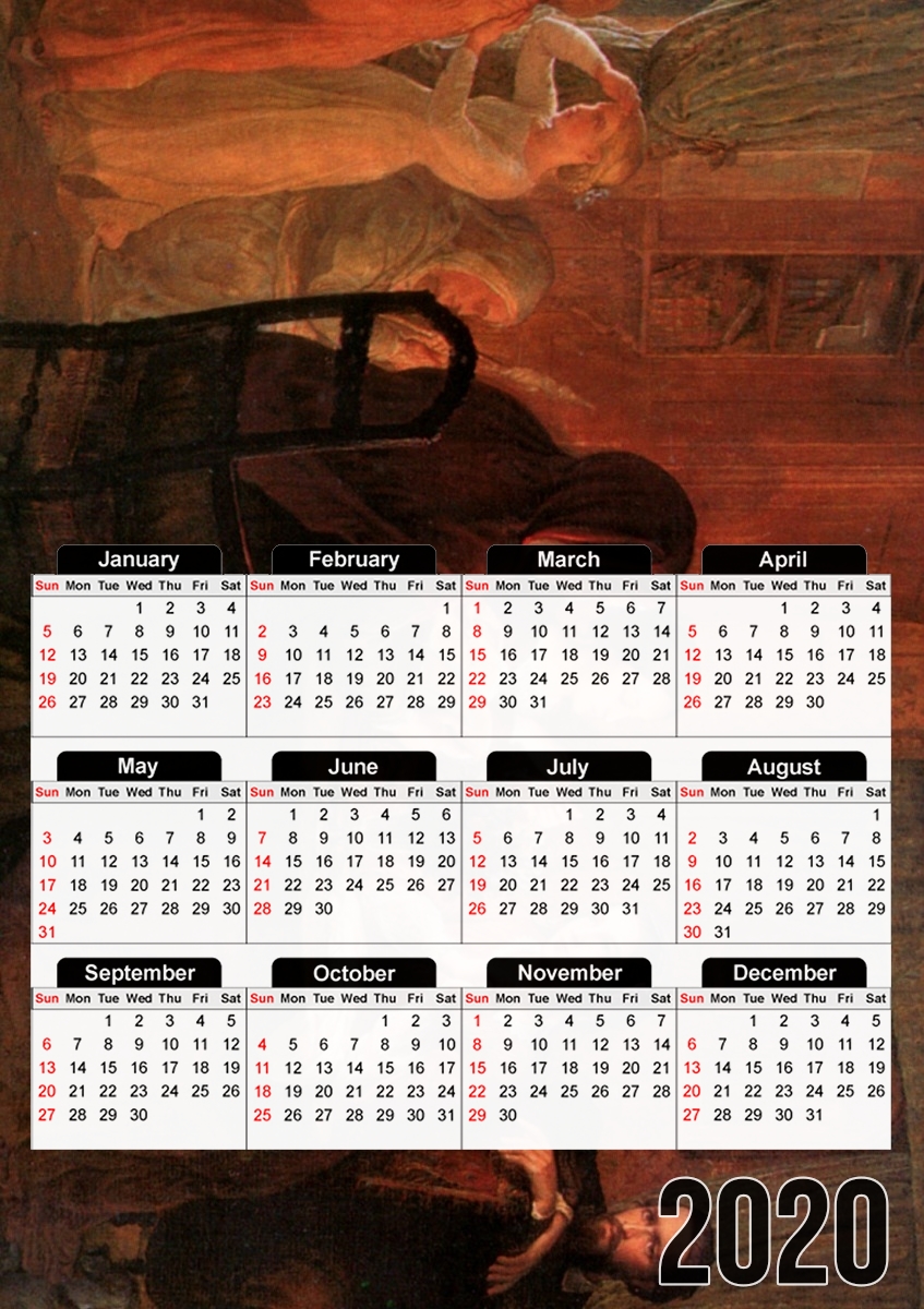  Le Toit paternel para A3 Photo Calendar 30x43cm