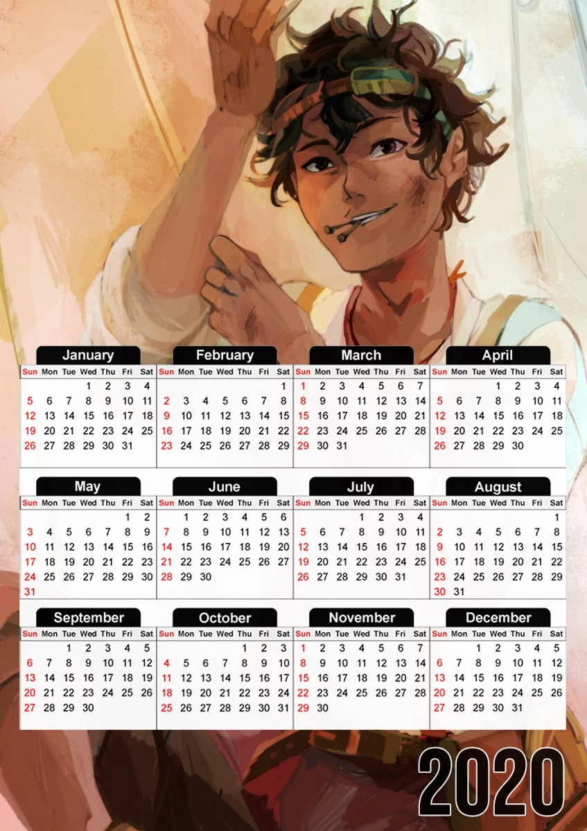  Leo valdez fan art para A3 Photo Calendar 30x43cm