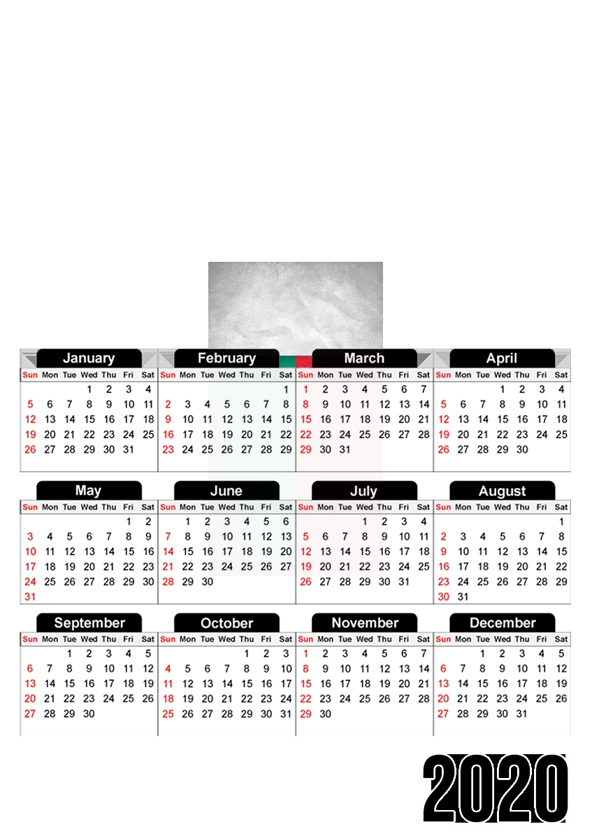  Madagascar para A3 Photo Calendar 30x43cm