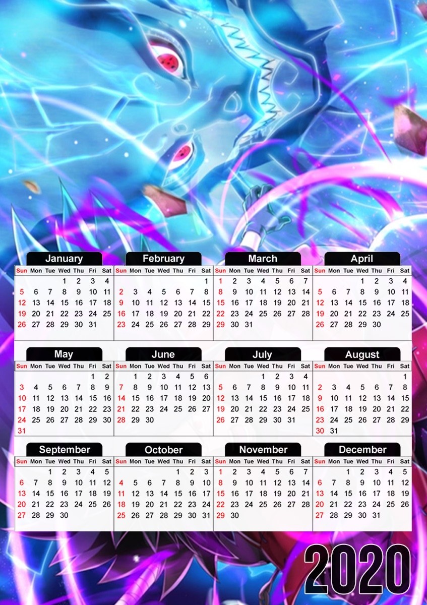  Madara Susanoo para A3 Photo Calendar 30x43cm