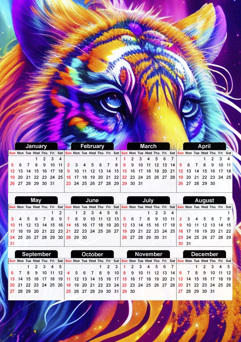  Magic Lion para A3 Photo Calendar 30x43cm