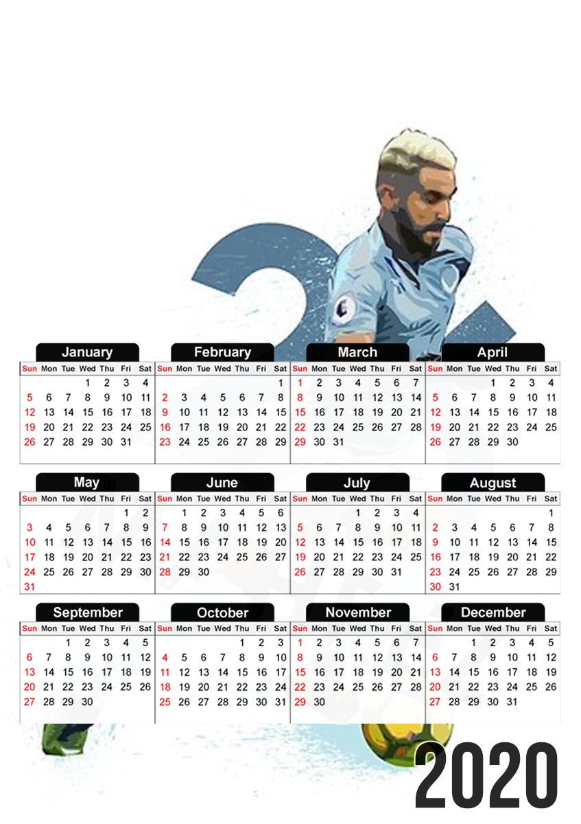  Mahrez para A3 Photo Calendar 30x43cm