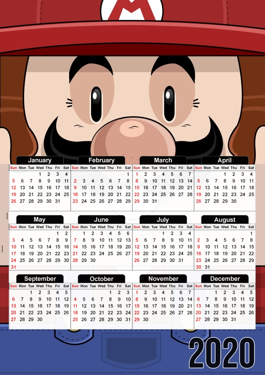  Mariobox para A3 Photo Calendar 30x43cm