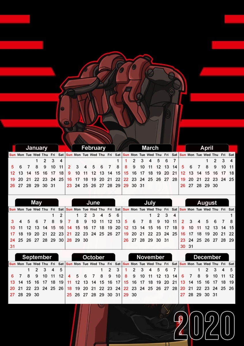  Metal Power Gear   para A3 Photo Calendar 30x43cm