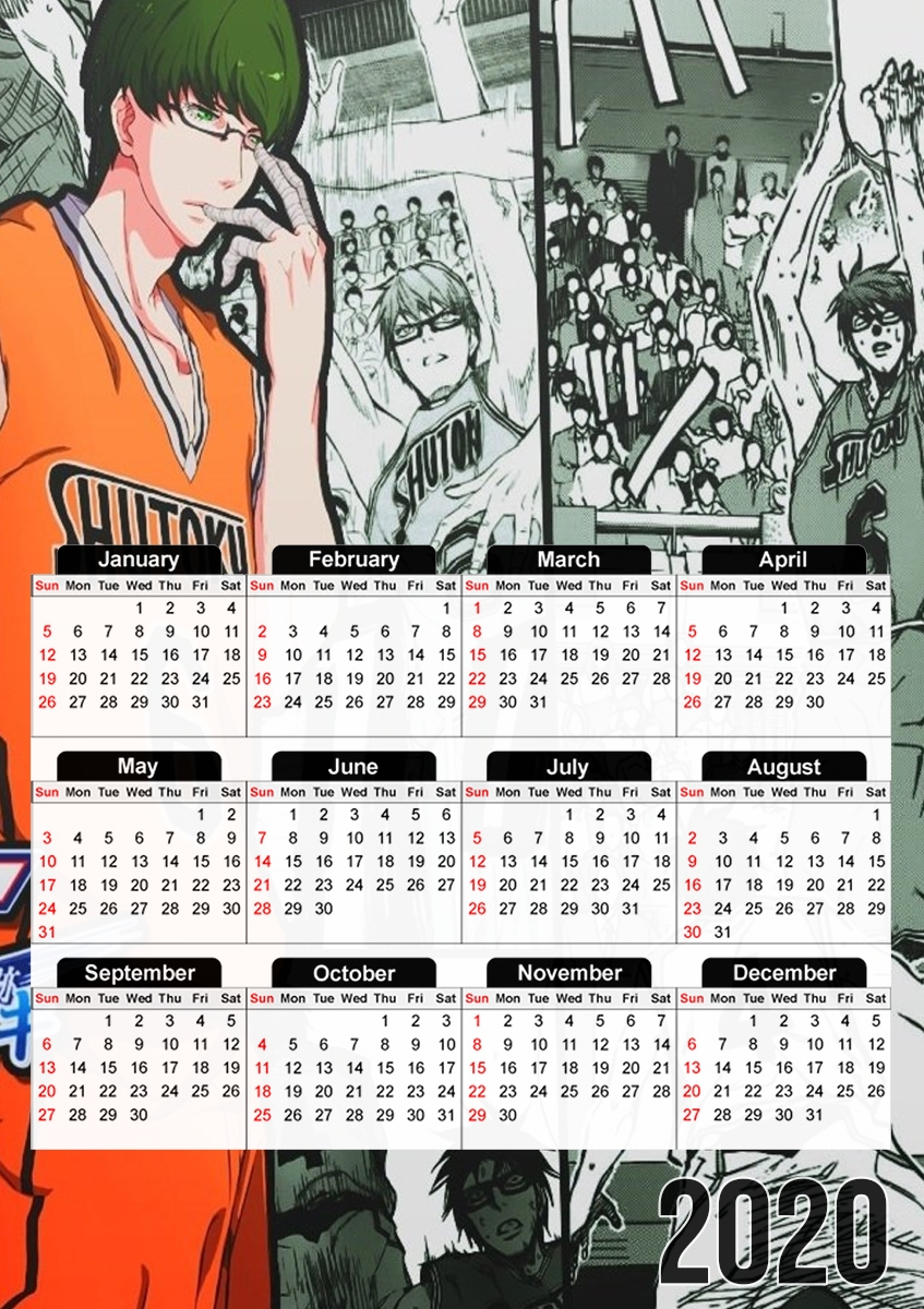  midorima wallpaper para A3 Photo Calendar 30x43cm