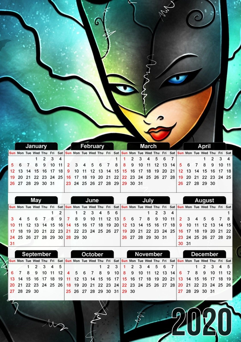  Miss Kitty para A3 Photo Calendar 30x43cm