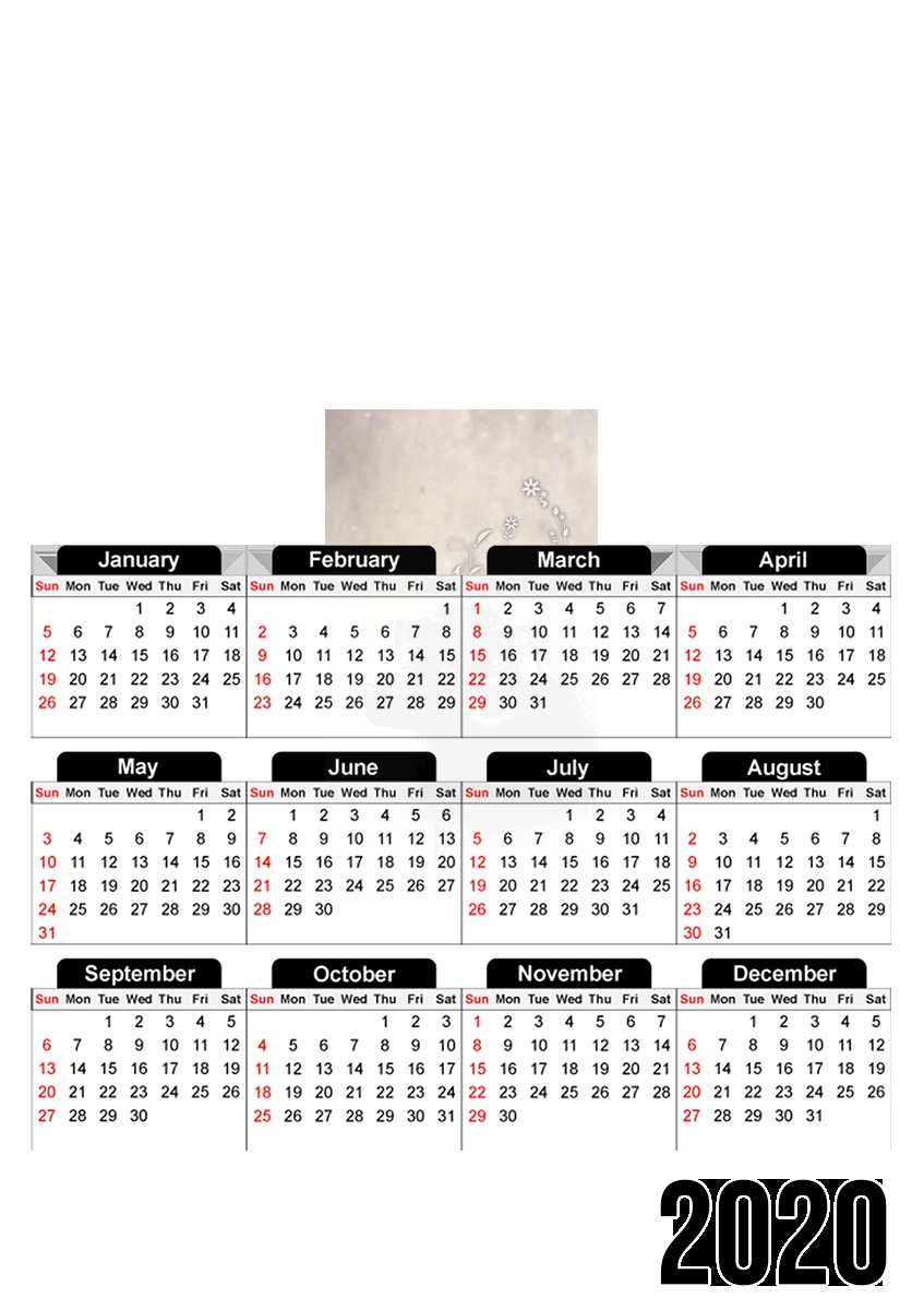  mono viajero para A3 Photo Calendar 30x43cm