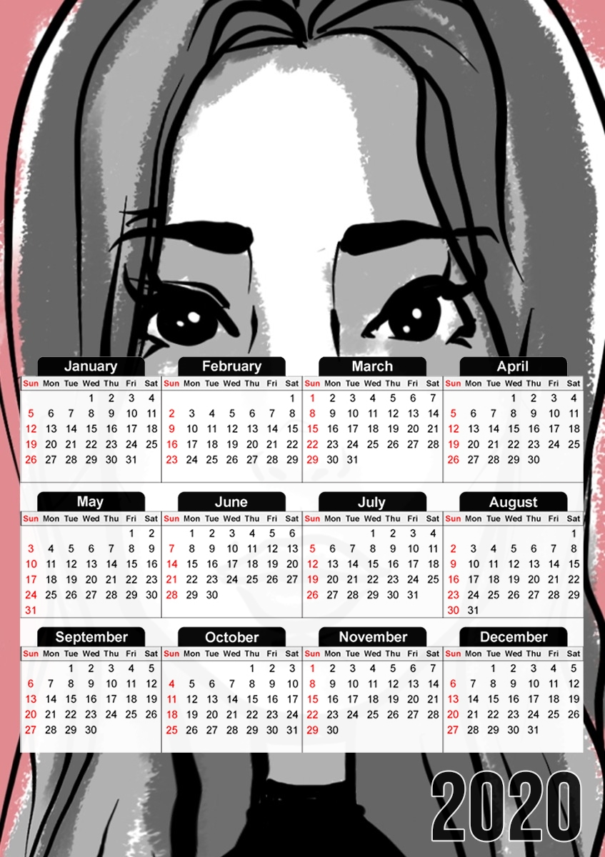  mony para A3 Photo Calendar 30x43cm