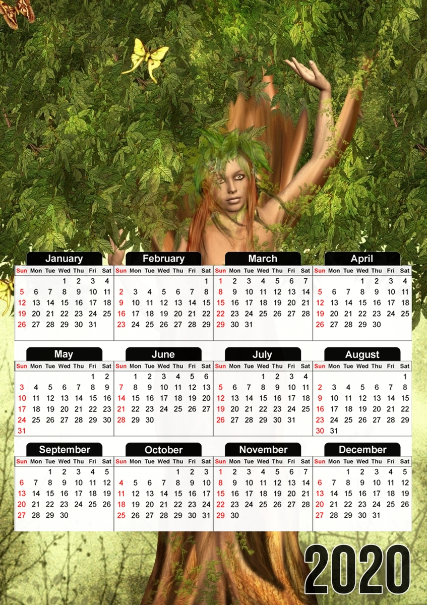  Mother Earth Mana para A3 Photo Calendar 30x43cm