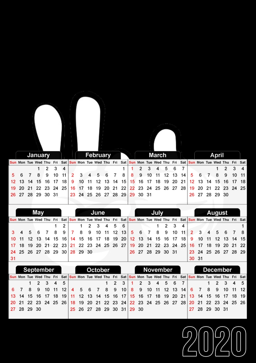  Mouse finger fuck para A3 Photo Calendar 30x43cm