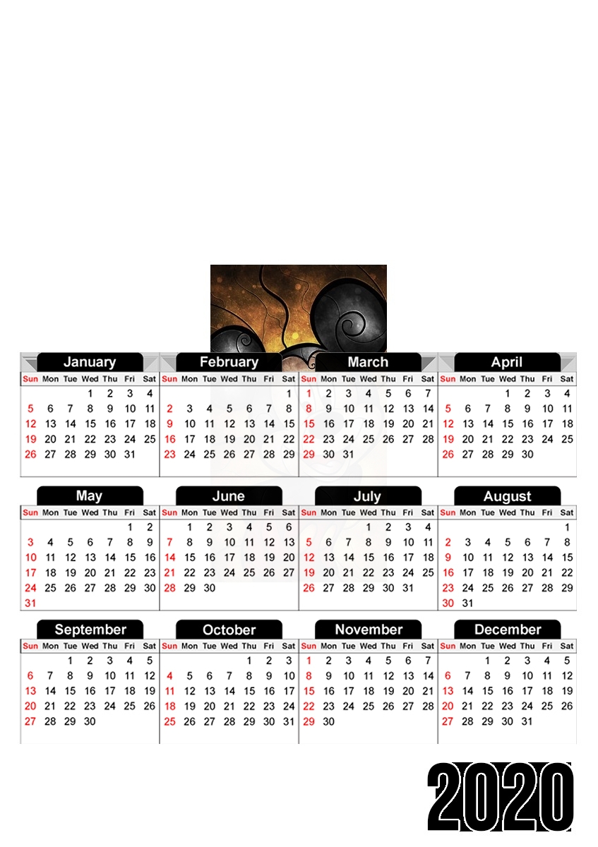  Mouse of the House para A3 Photo Calendar 30x43cm