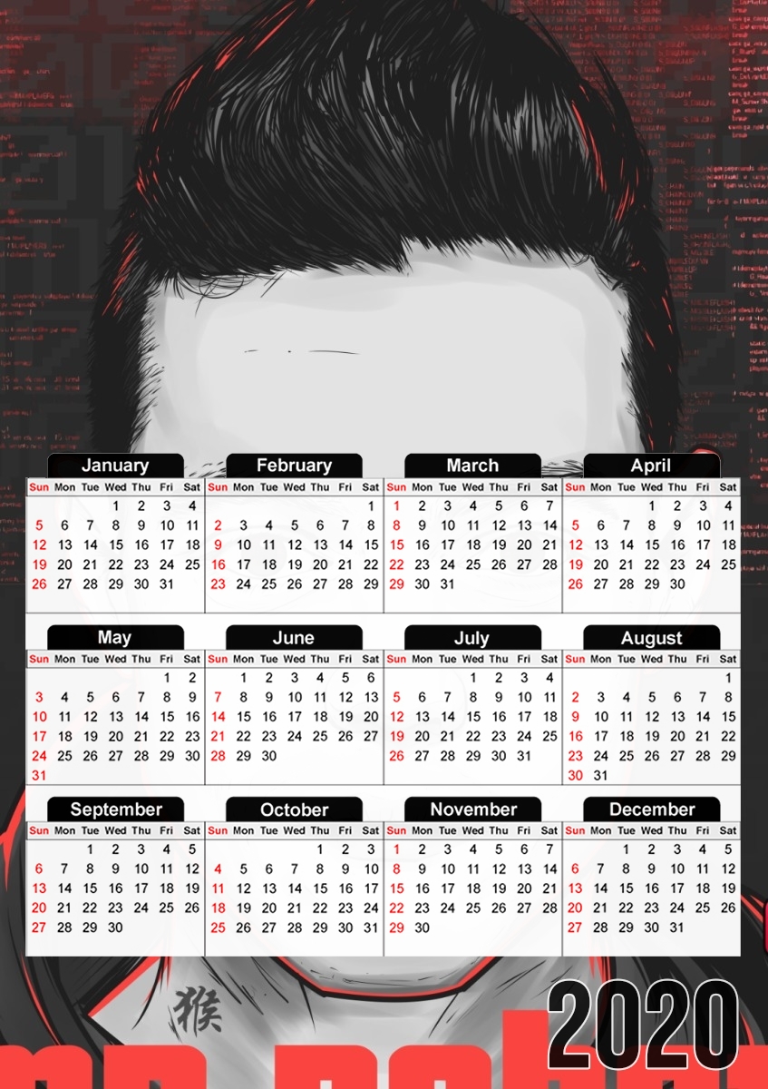  Mr.Robot para A3 Photo Calendar 30x43cm