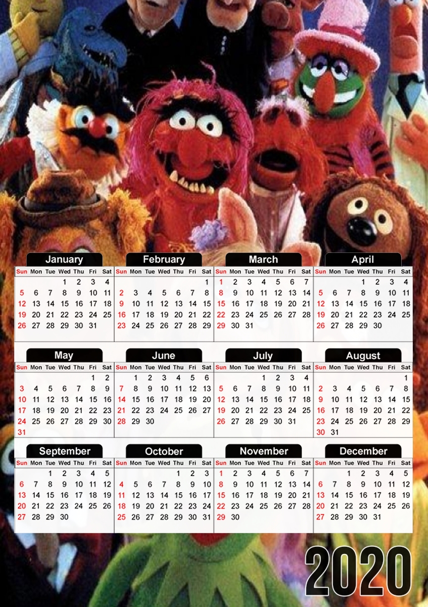  muppet show fan para A3 Photo Calendar 30x43cm